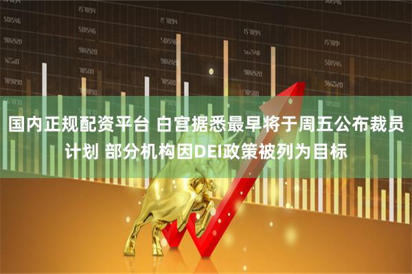 国内正规配资平台 白宫据悉最早将于周五公布裁员计划 部分机构因DEI政策被列为目标